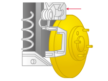 ブレーキ・ディスクとパッドディスク・キャリパ